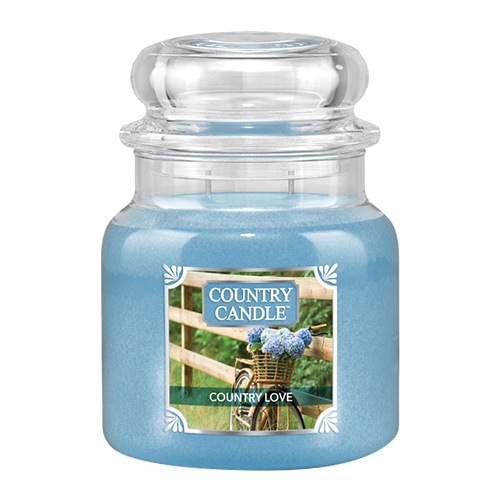 Svíčka Country Candle Country Love - Zamilovaný venkov 453g střední