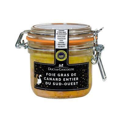 Kachní Foie Gras z Jihozápadu Francie v celku ve skle 180g Ducs de Gascogne