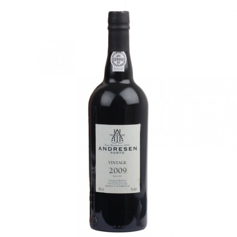 Portské víno J.H. Andresen Vintage 2009 Port 20% 0,75l (holá láhev)