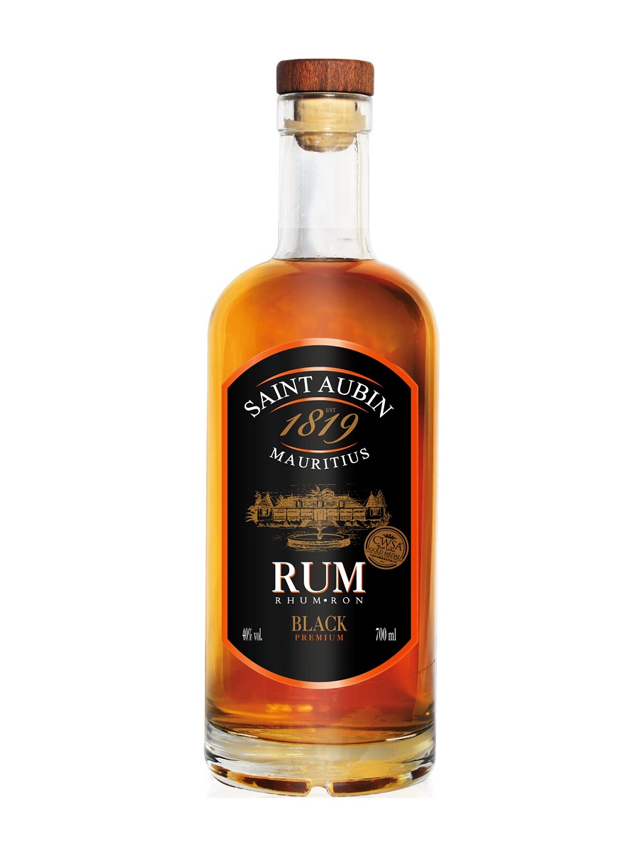 Saint Aubin „ Black Premium ” aged Mauritian rum 40% vol. 0.70 l