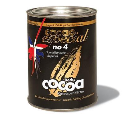 Becks Cocoa BIO rozpustná čokoláda ESPECIAL No. 4 z Dominikánské Republiky 60% - v plecho