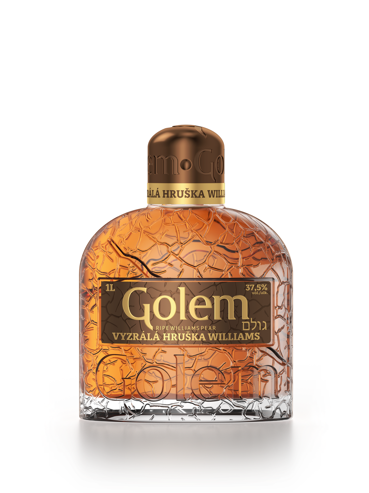 golem vyz.hruška williams nová lahev 37,5% 1l (holá láhev)