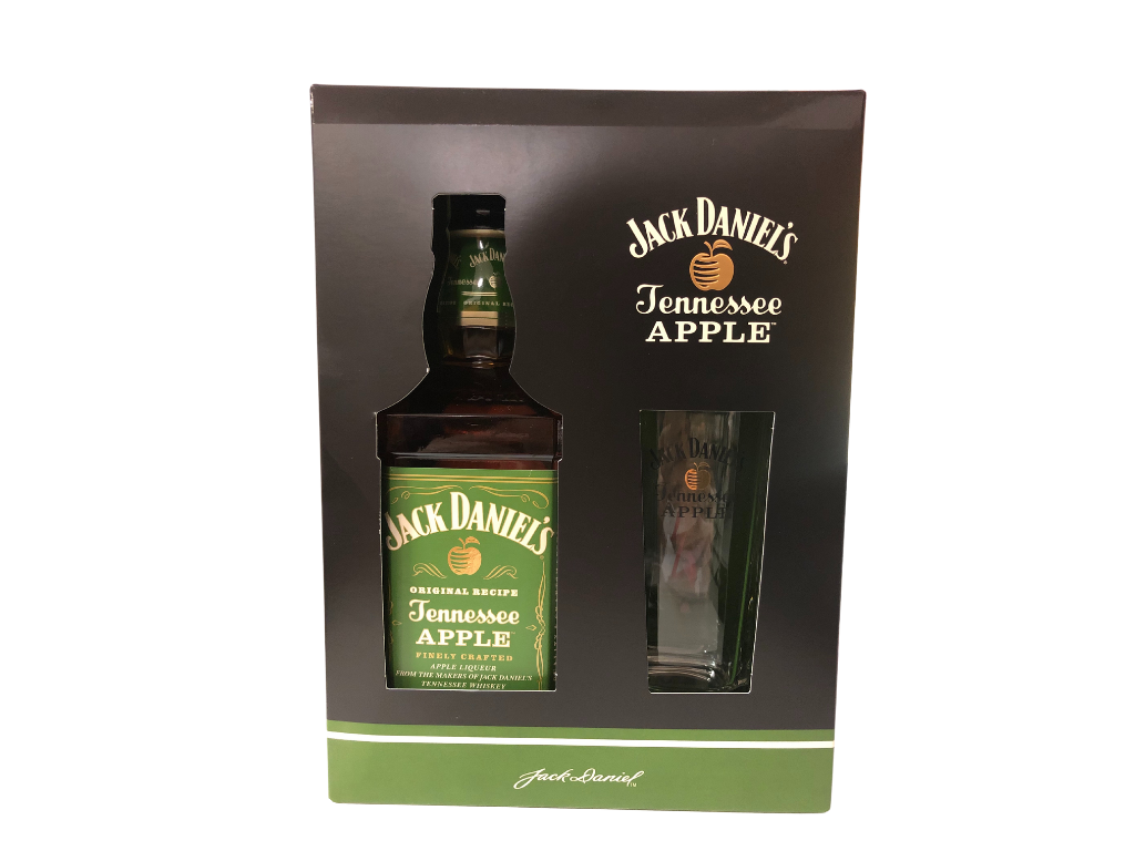 Jack Daniel's Apple 35% 0,7 l (dárkové balení 1 sklenice)
