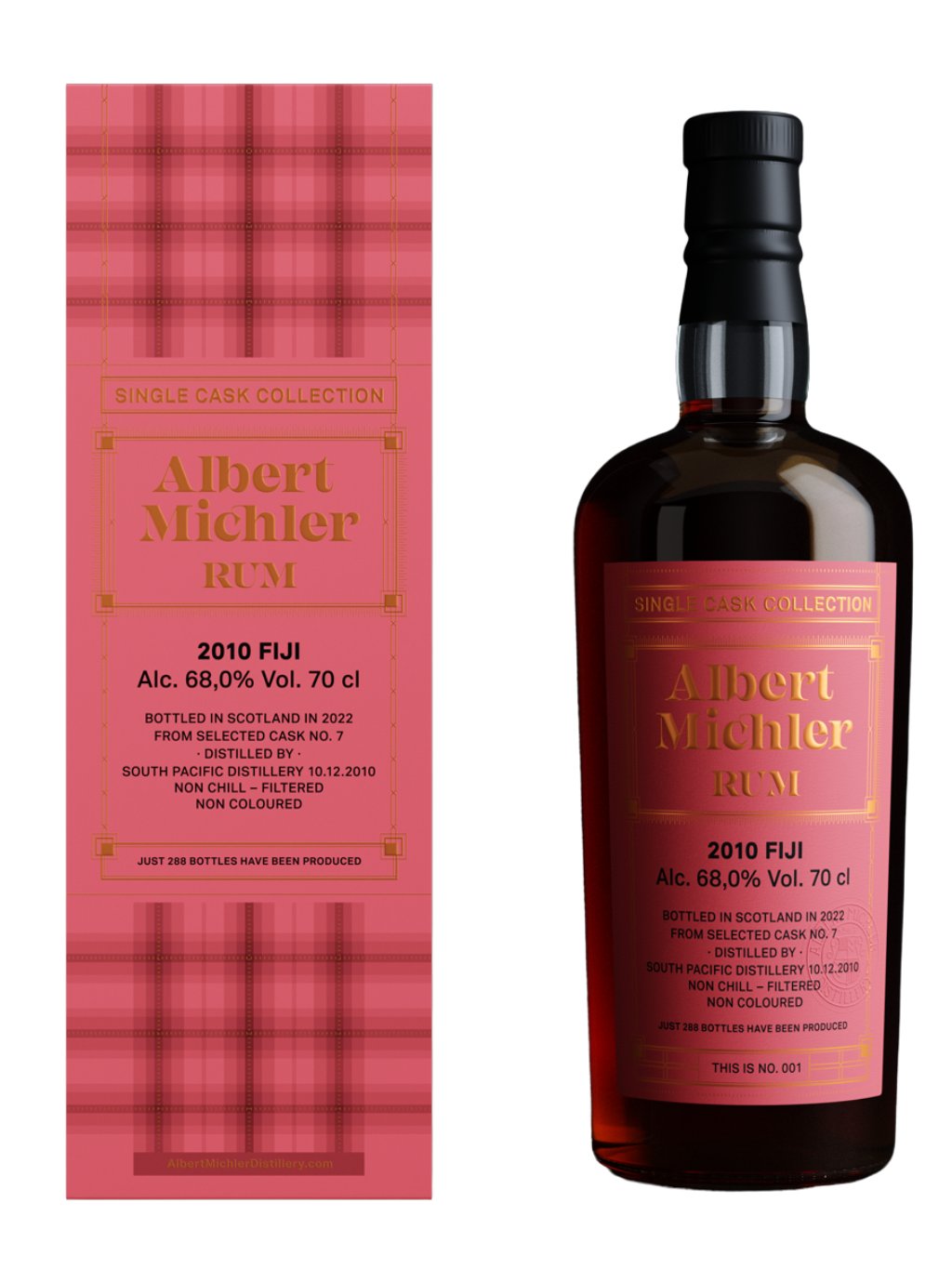 Albert Michler Albert Michlers Single Cask Fiji 2010 68% 0,7 l (karton)