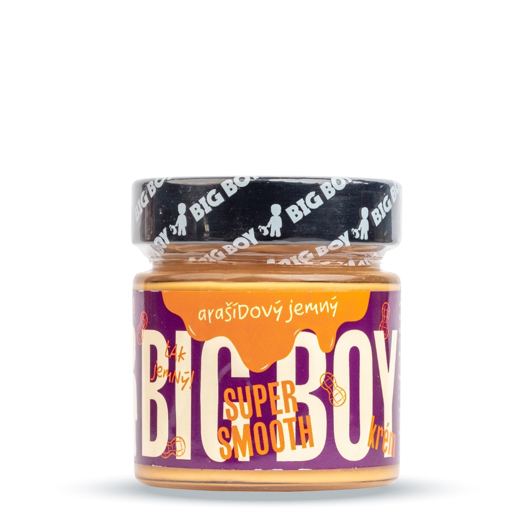 BIG BOY Arašídový krém super smooth 220 g