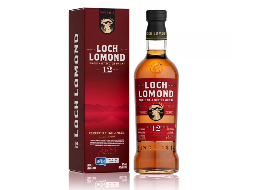 Loch Lomond 12 letá 46% 0,7l (dárkové balení kazeta)