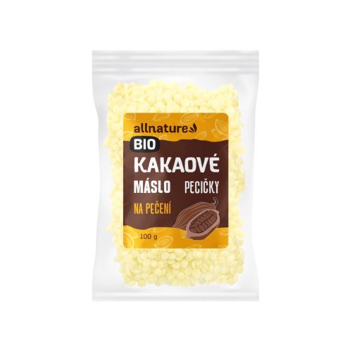 Allnature Kakaové máslo BIO 100 g