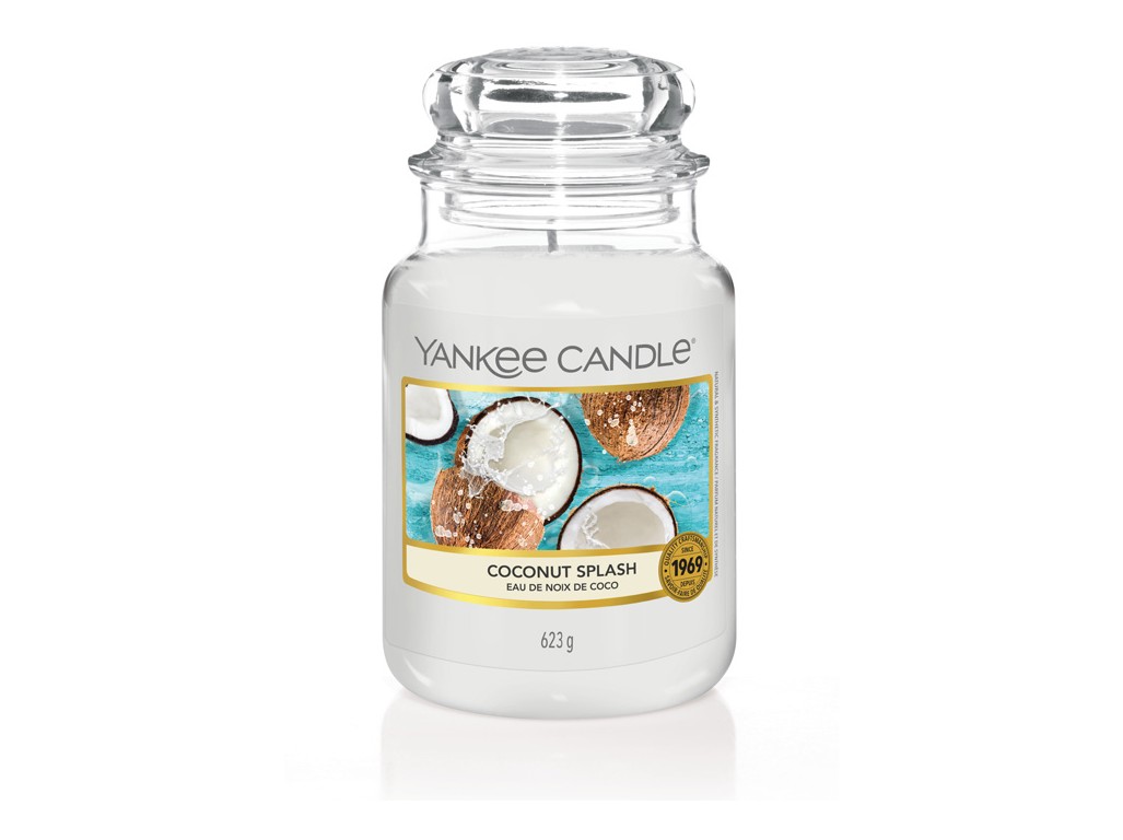 Svíčka Yankee Candle Coconut Splash - Kokosové osvěžení 623g velká