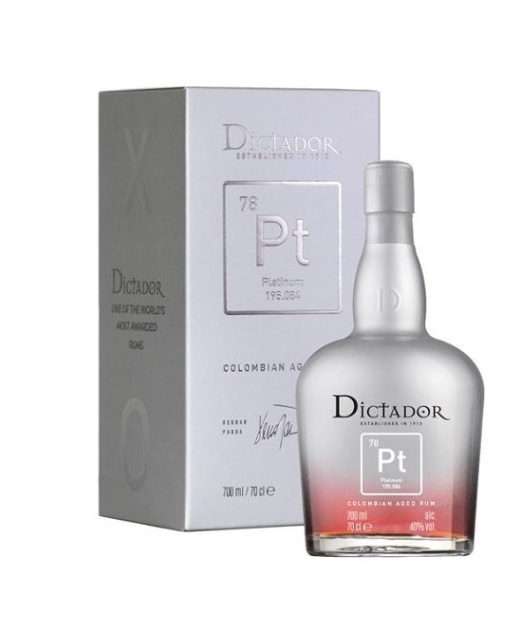 Dictador Platinum 40% 0,7 l (karton)