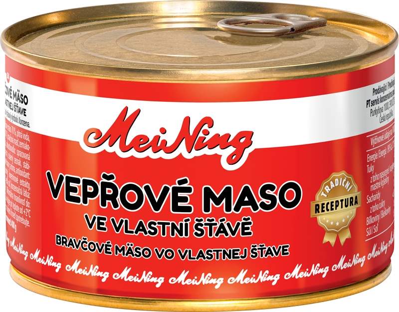 NeiNing MeiNing Vepřové maso ve vlastní šťávě 400g