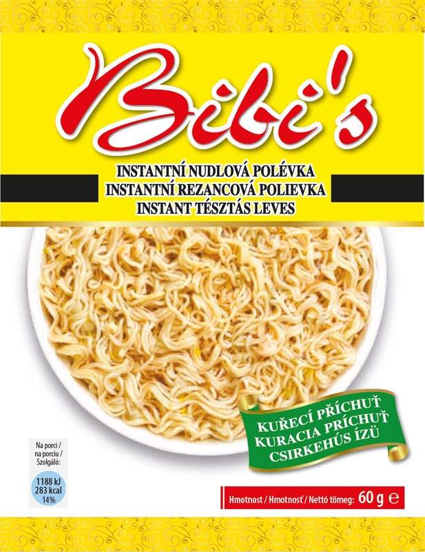 Bibis Polévka instantní kuřecí 60g