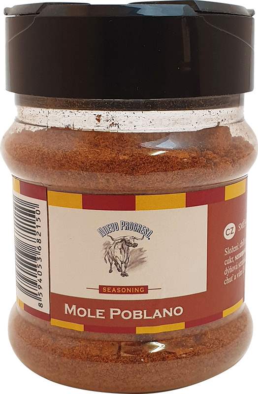 Nuevo Progreso Koření mole poblano 120g dóza