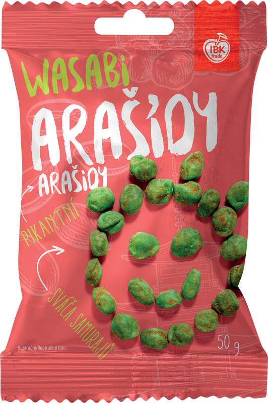 IBK Arašídy wasabi 50g