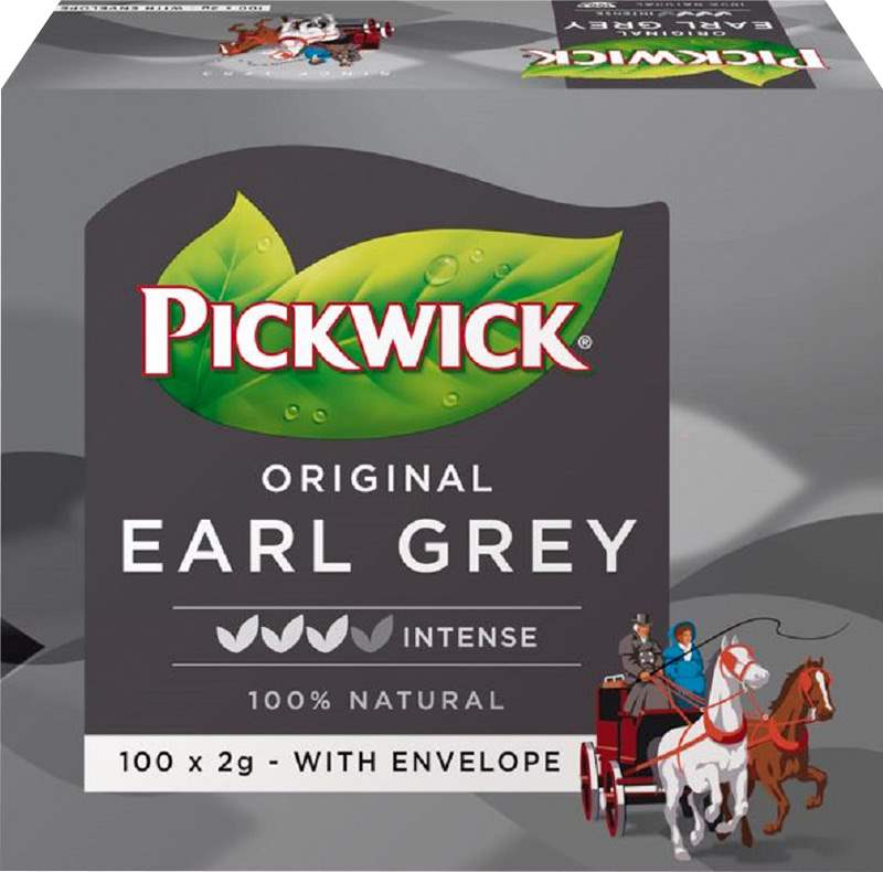 Pickwick Čaj černý Earl Grey 100x2g