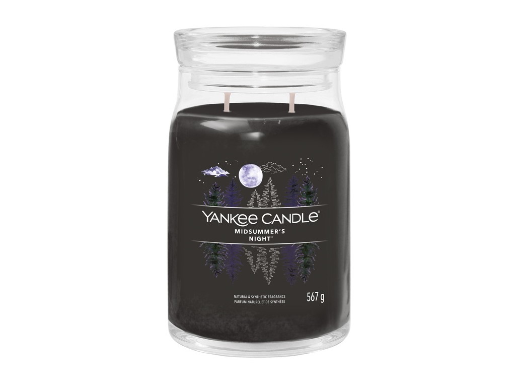 Svíčka Yankee Candle Signature MIDSUMMER'S NIGHT - NOČNÍ SVIT 567g velká