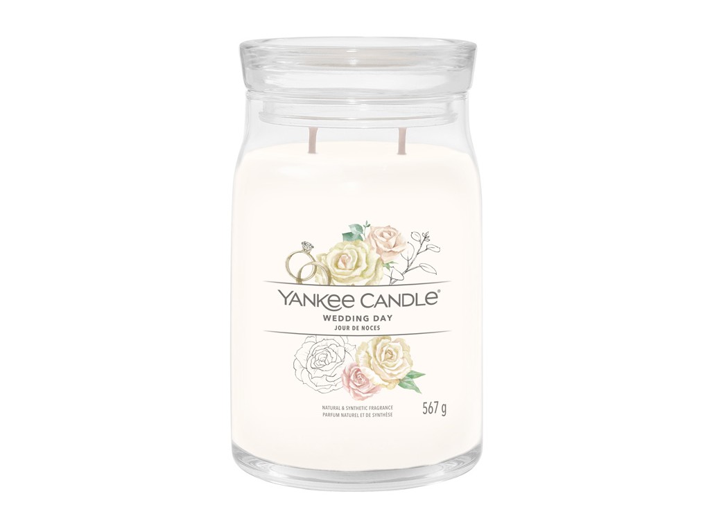 Svíčka Yankee Candle Signature WEDDING DAY - Svatební den 567g velká