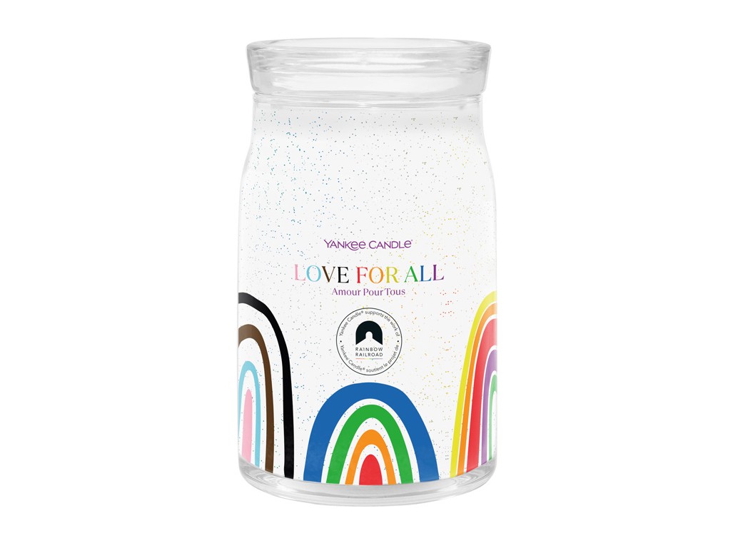 Svíčka Yankee Candle Signature LOVE FOR ALL - LÁSKA PRO VŠECHNY 567g velká