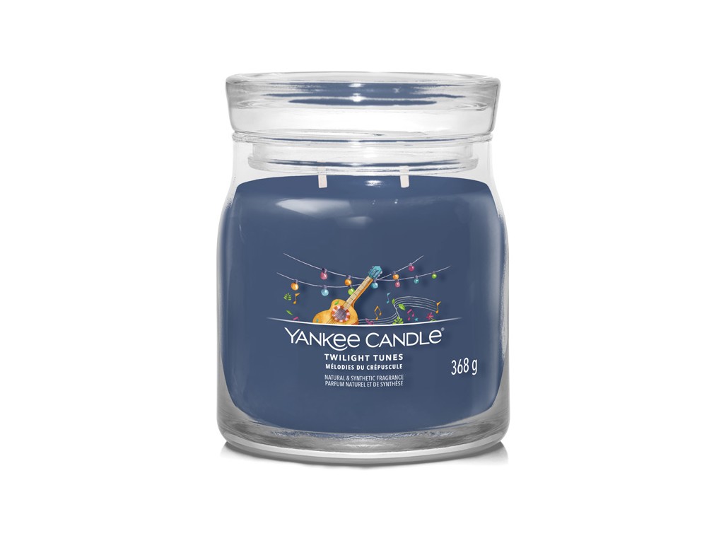 Svíčka Yankee Candle Signature TWILIGHT TUNES - Za soumraku 368g střední