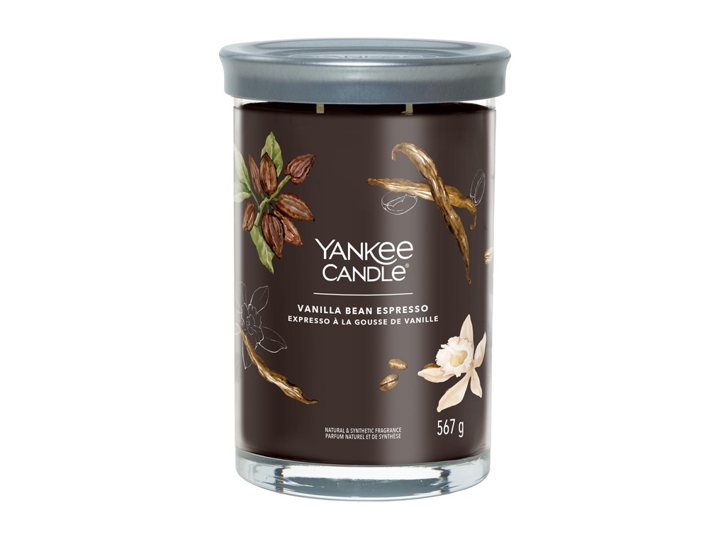 Svíčka Yankee Candle Signature VANILLA BEAN ESPRESSO - Espresso s vanilkovým luskem 567