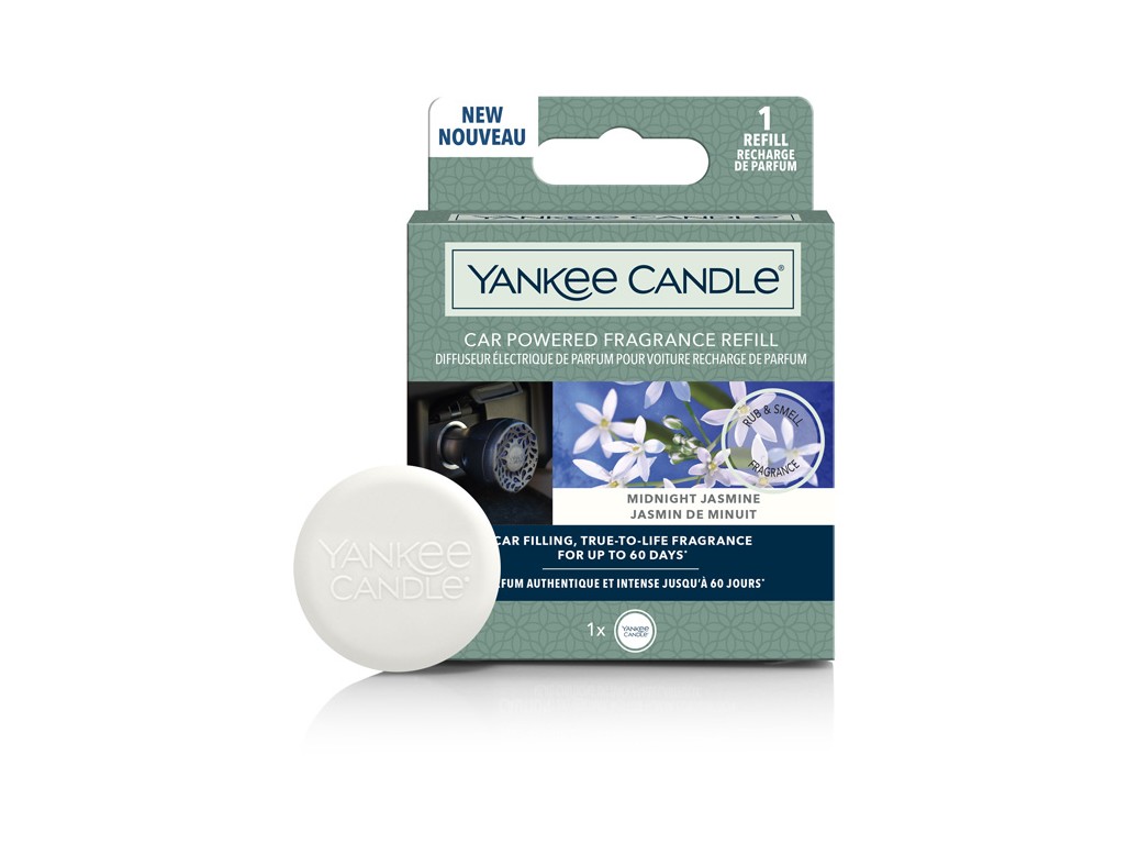 Yankee Candle Midnight Jasmine náhradní náplň pro vonný difuzér do autozásuvky