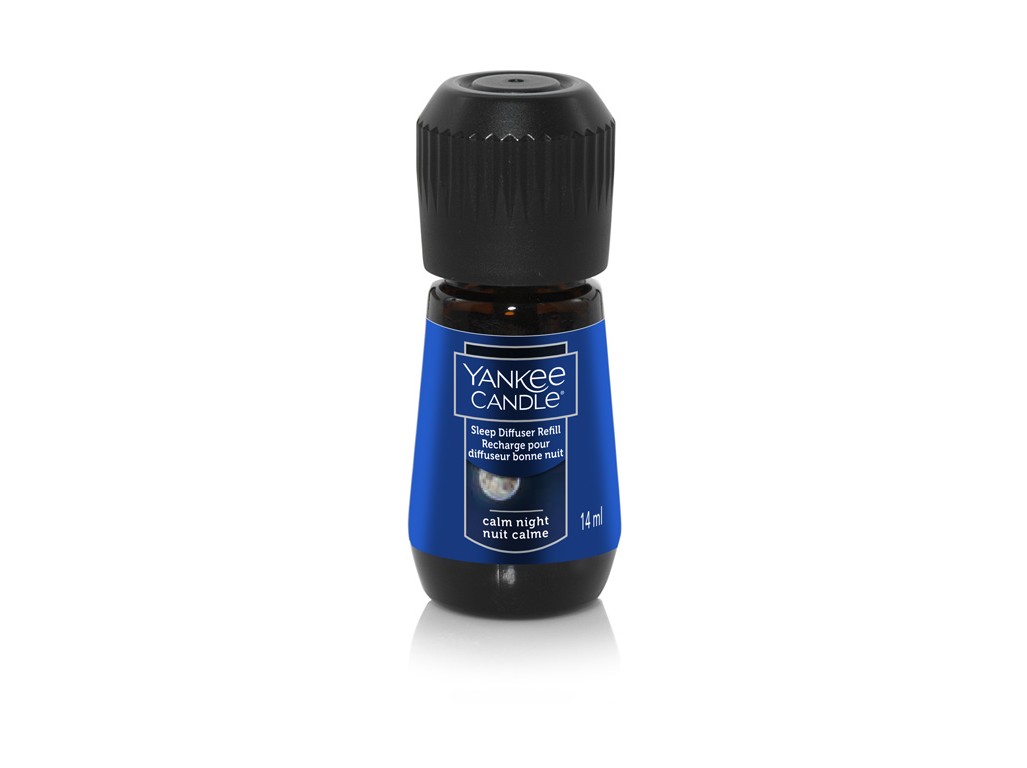 Yankee Candle náplň do elektrického difuzéru pro klidný spánek Calm Night (Klidná noc), 14 ml