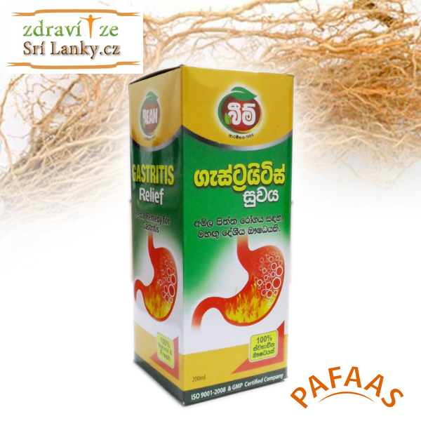 Gastritis Relief - sirup proti nevolnosti 200ml Beam