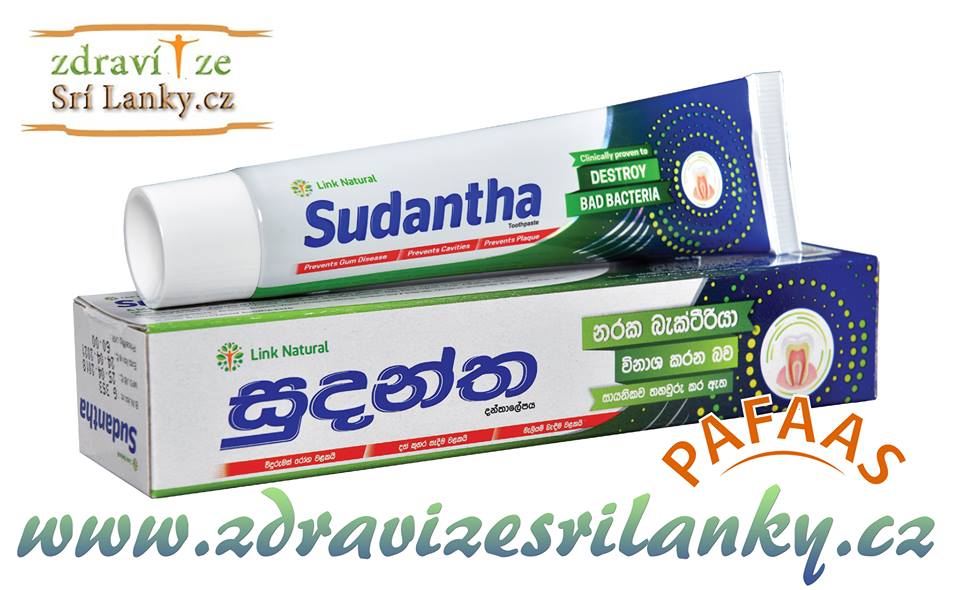 Link Natural Sudantha - ayurvédská bylinná zubní pasta 120g