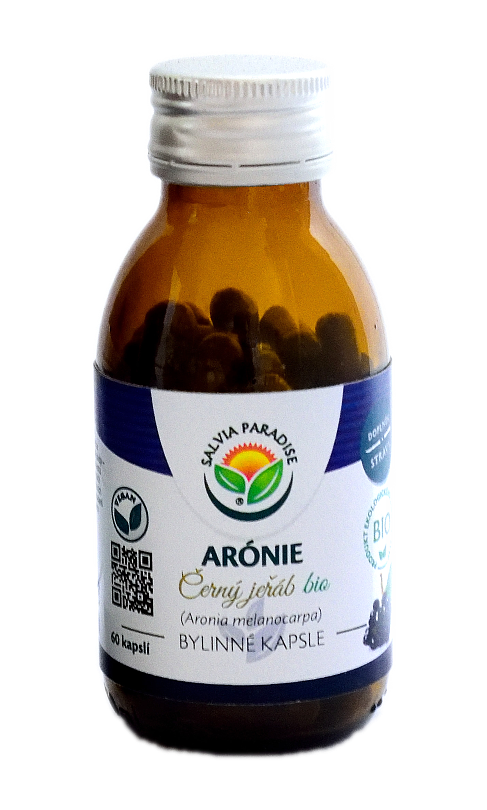 BIO Arónie - černý jeřáb kapsle 60 ks Salvia Paradise