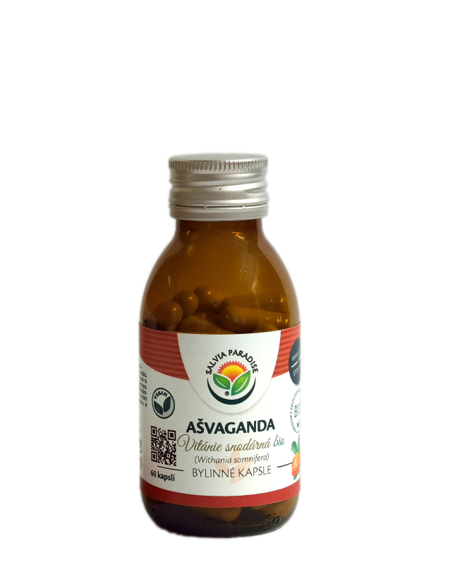 BIO Ašvaganda - vitánie kapsle 60ks Salvia Paradise