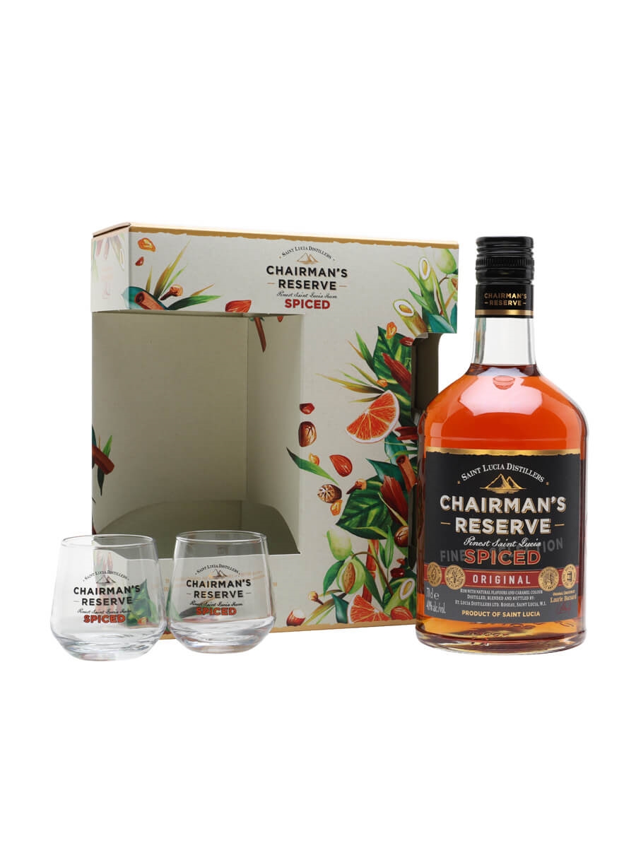 Chairman's Reserve Spiced 0,7l 40% + 2x sklo GB