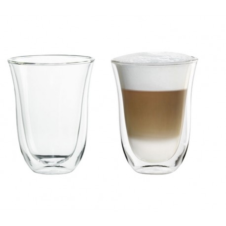 Sklenice na latte macchiato DeLonghi - dvoustěnné 2ks