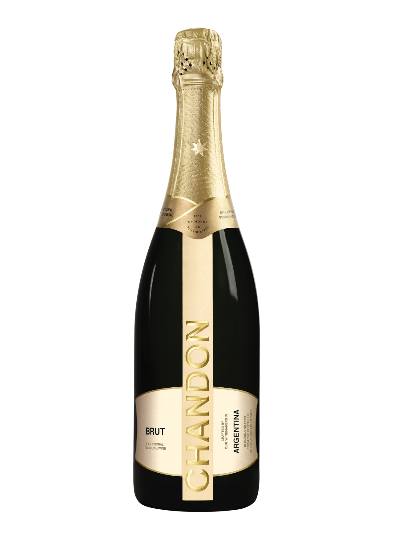 Chandon Brut Argentina 0,75l (holá láhev)