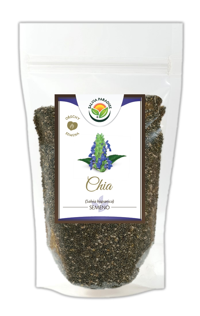 Chia semínka - Salvia hispanica 100g Salvia Paradise