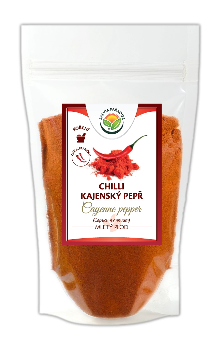 Chilli kajenský pepř - mletý 100g Salvia Paradise