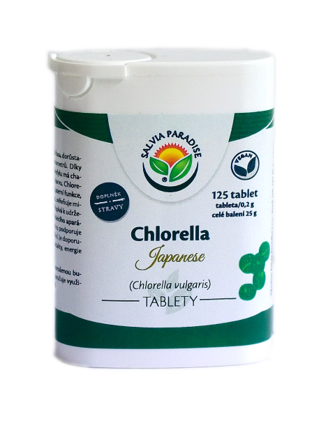 Chlorella Japanese - tablety 125ks/25g Salvia Paradise