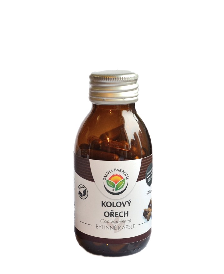 Cola acuminata - kolový ořech kapsle 60ks Salvia Paradise