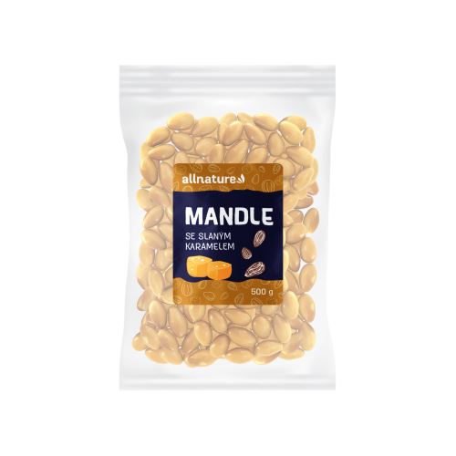 Allnature Mandle slaný karamel 500 g