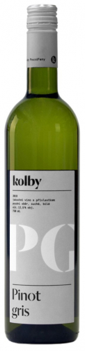 Kolby - Pinot Gris pozdní sběr suché 2021 12% 0,75l