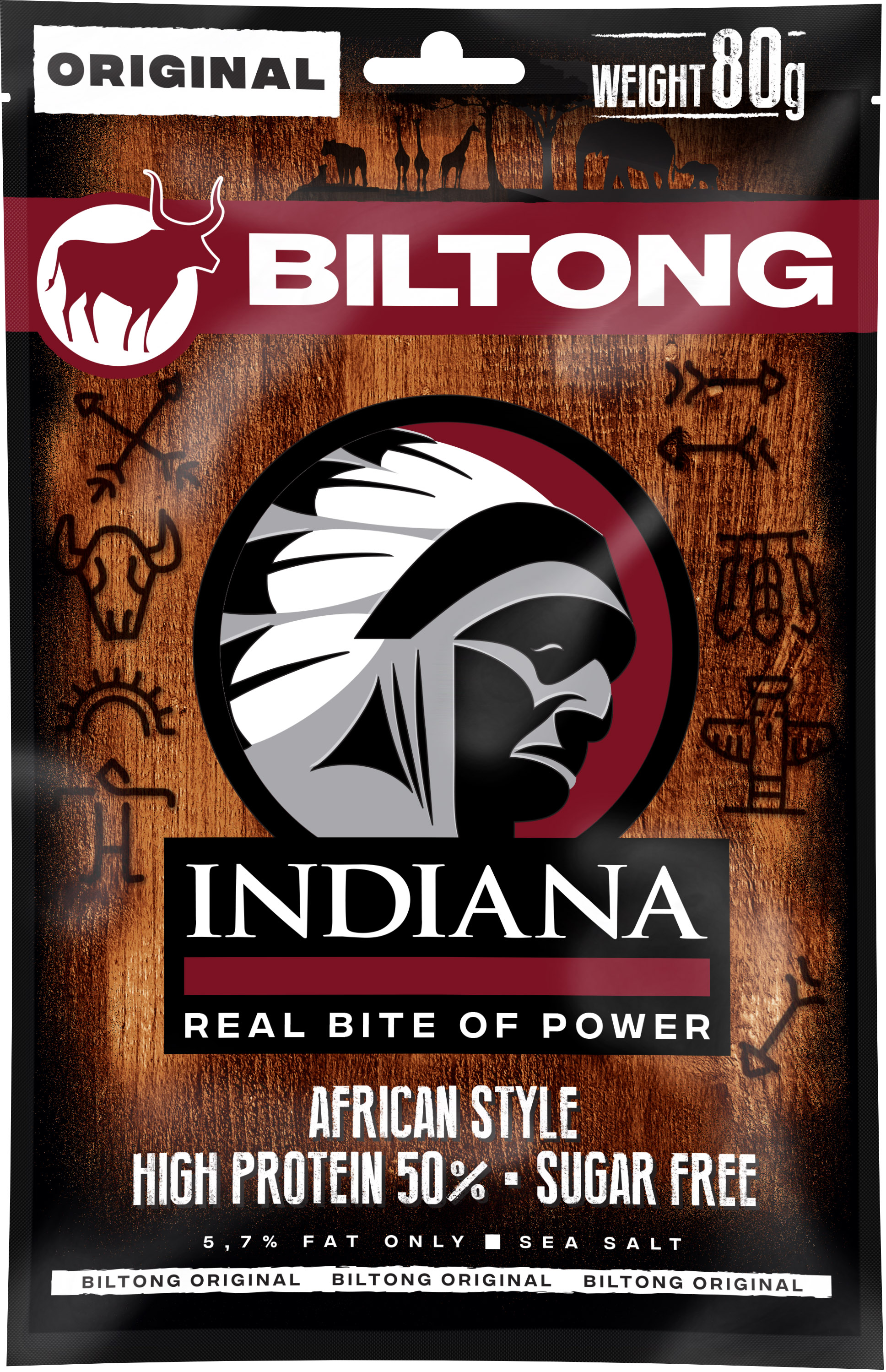 Iindiana Indiana Biltong ORIGINAL 80g