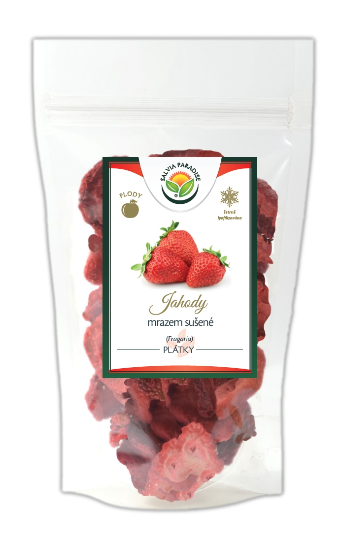 Jahody plátky sušené mrazem - lyofilizované 120g Salvia Paradise