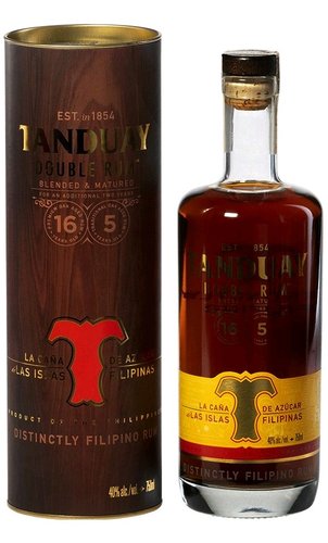 Rum Tanduay Double 16+5 0,7l 40% (tuba)