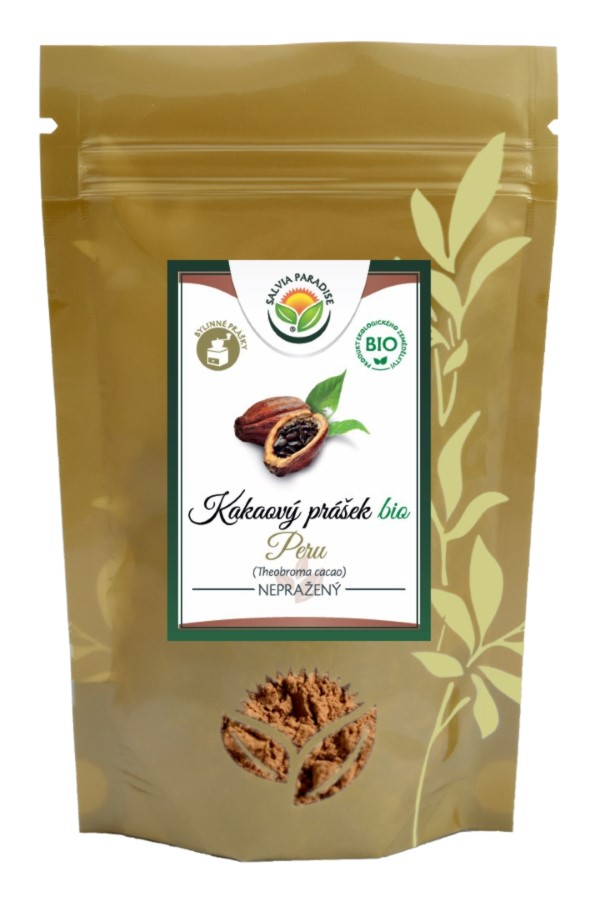 BIO Kakaový prášek nepražený Peru 125g Salvia Paradise