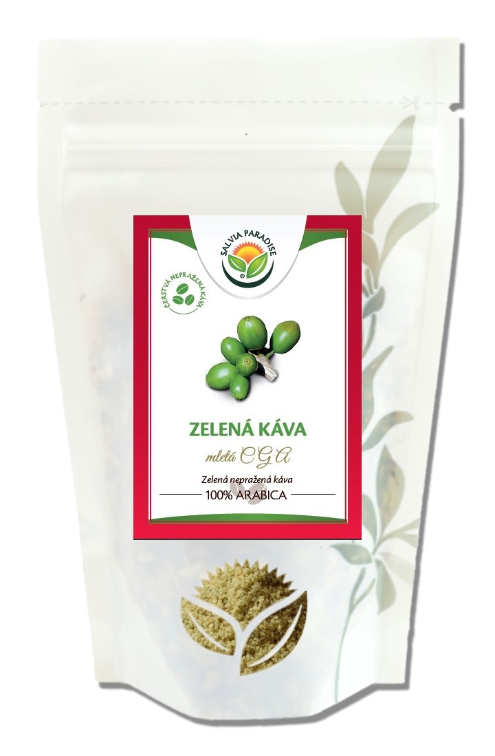 Zelená káva mletá CGA 150g Salvia Paradise