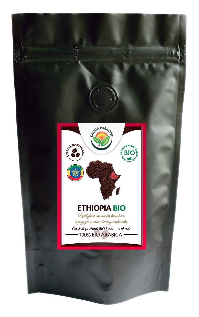Káva - Ethiopia BIO - zrnková 100g Salvia Paradise