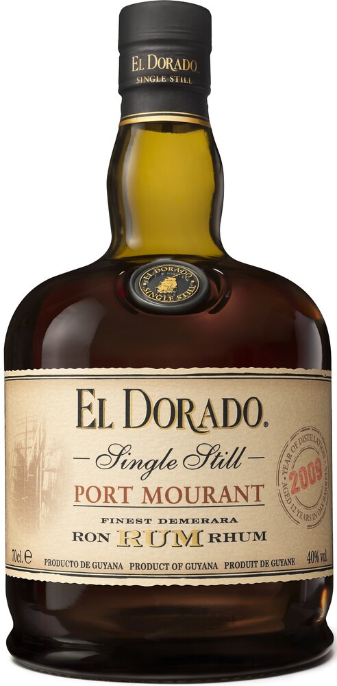 Demerara Distillers Ltd. El Dorado Single Still Port Mourant 2009 40% 0,7l