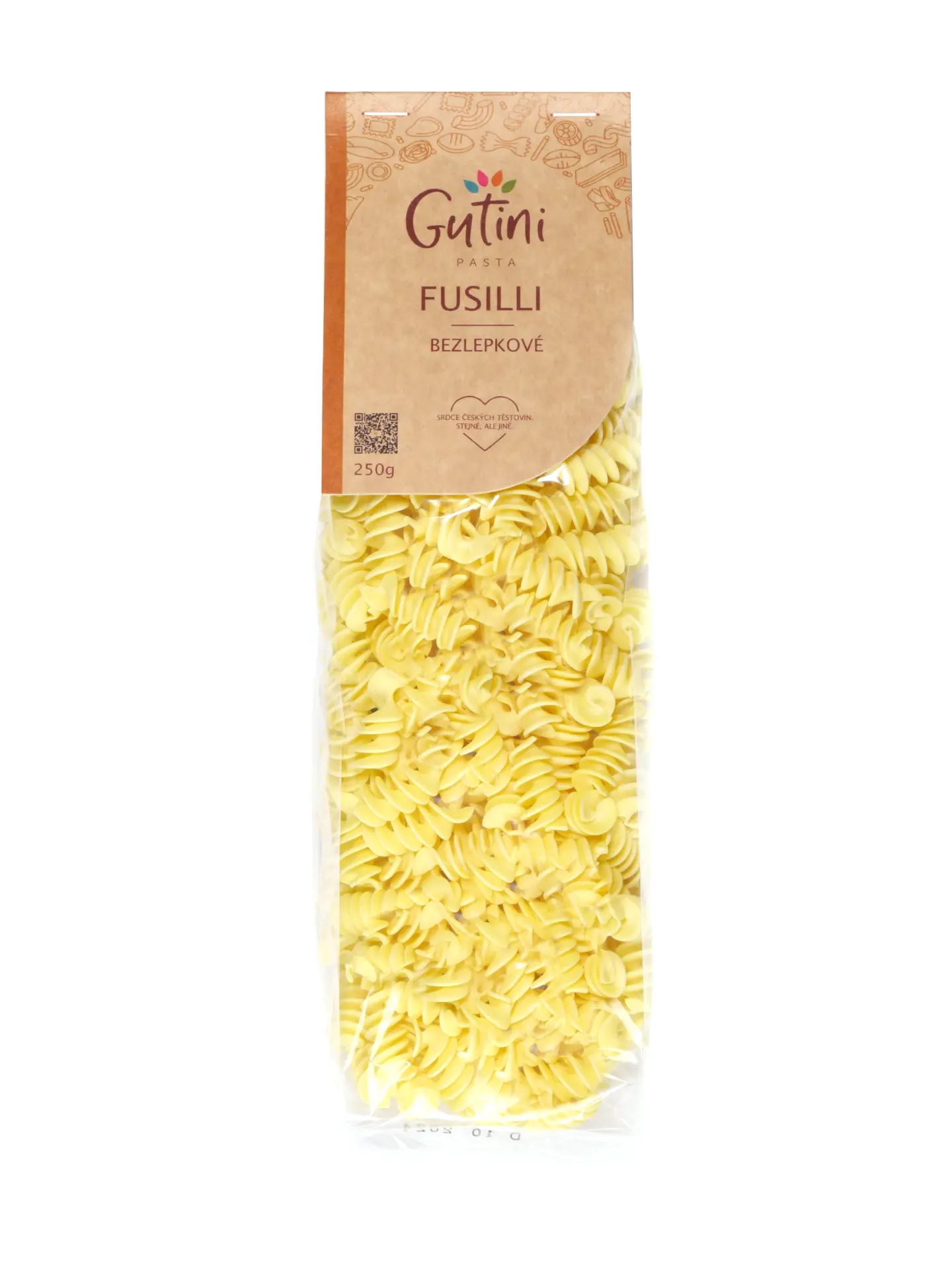 Fusilli BL - bezlepkové těstoviny 250g Gutini