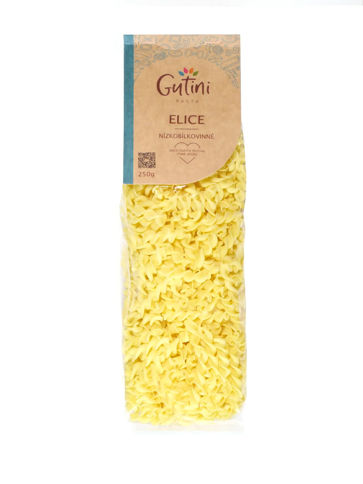 Elice NB - Nízkobílkovinné bezlepkové těstoviny 250g Gutini