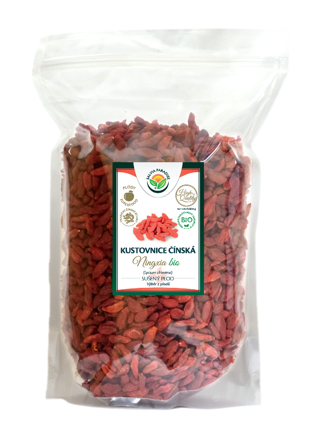 BIO Kustovnice čínská - goji výběr plodů 1kg Salvia Paradise