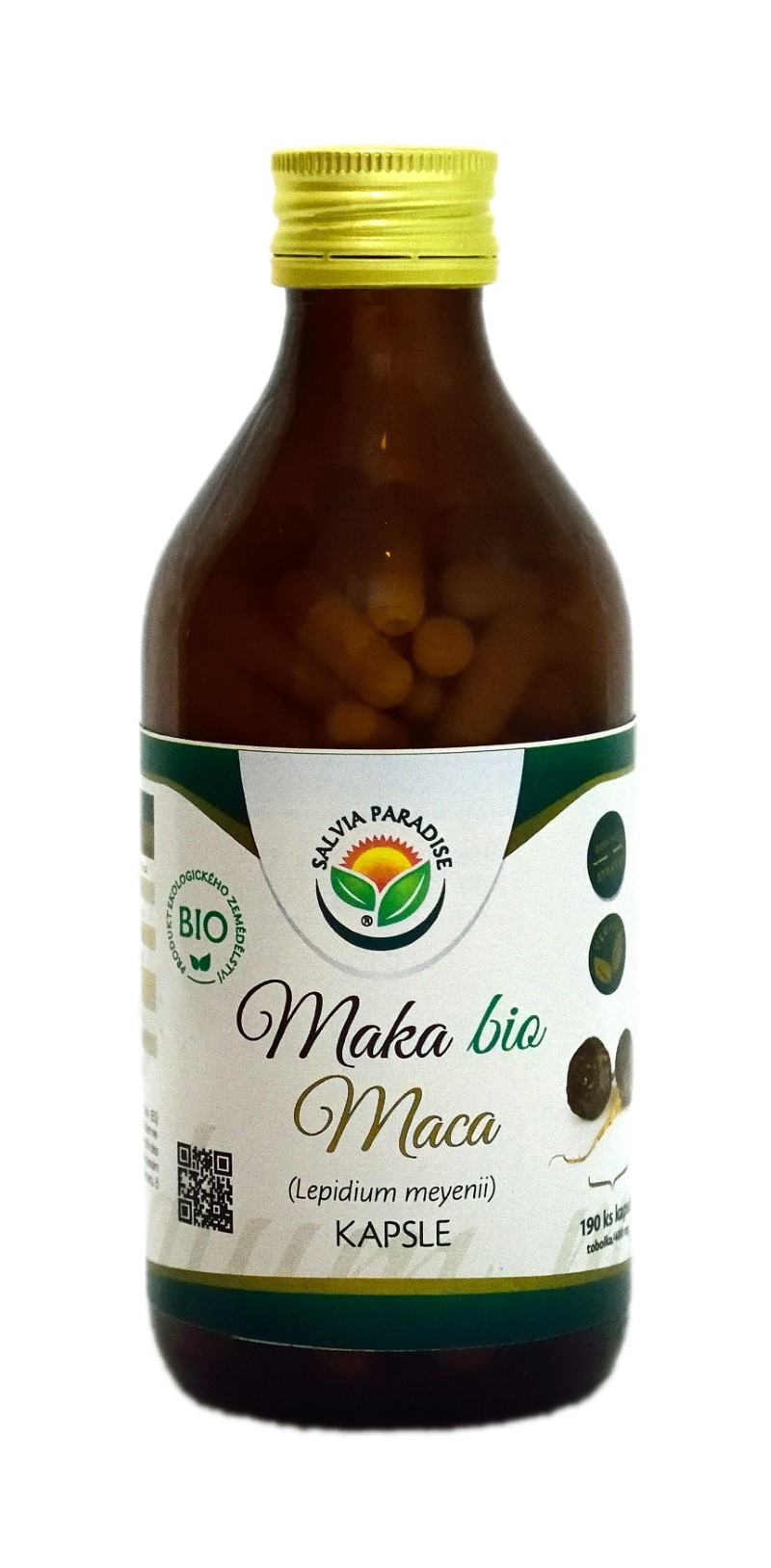 BIO Maca - Lepidium meyenii kapsle 190 ks Salvia Paradise
