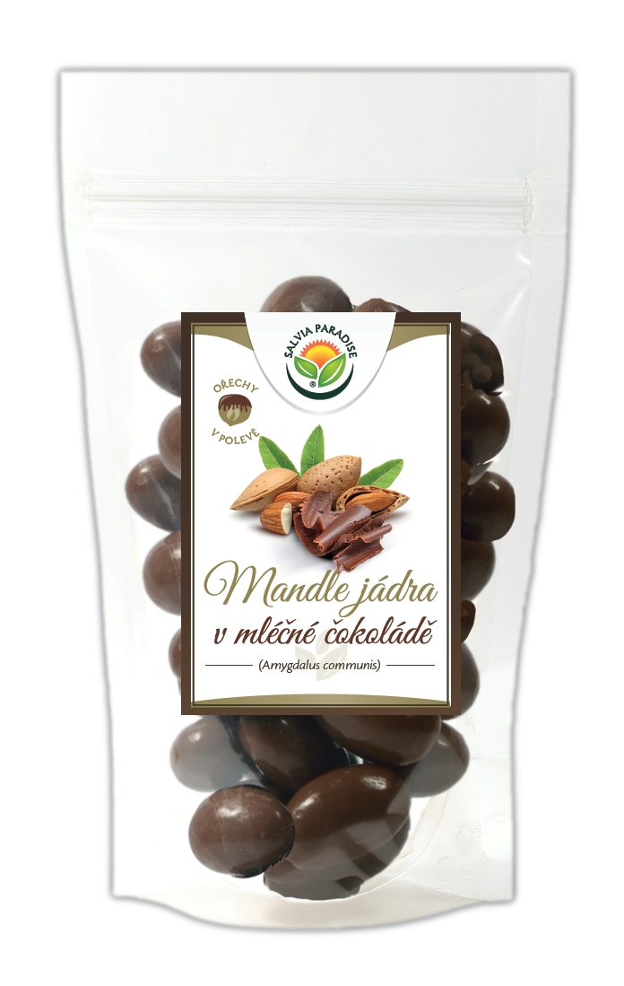 Mandle v mléčné čokoládě 150g Salvia Paradise